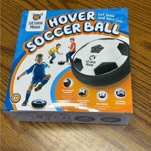 NIB Let Loose Moose Hover Soccer Ball Hovering Kids Toy Cushioned Floating